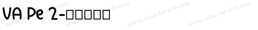 VA Pe 2字体转换